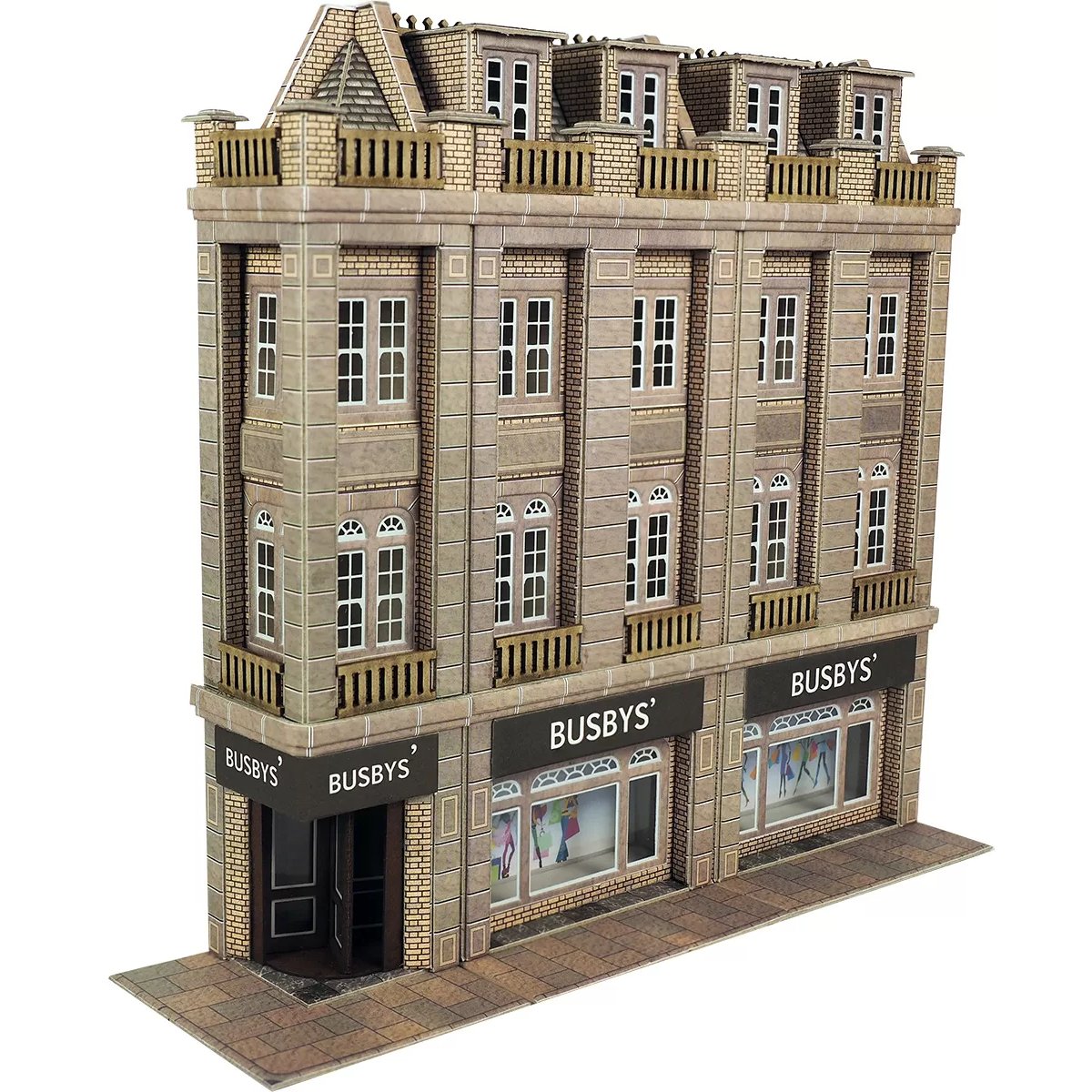 Metcalfe PO279 Low Relief Department Store Card Kit - 00/H0 Scale - Phillips Hobbies