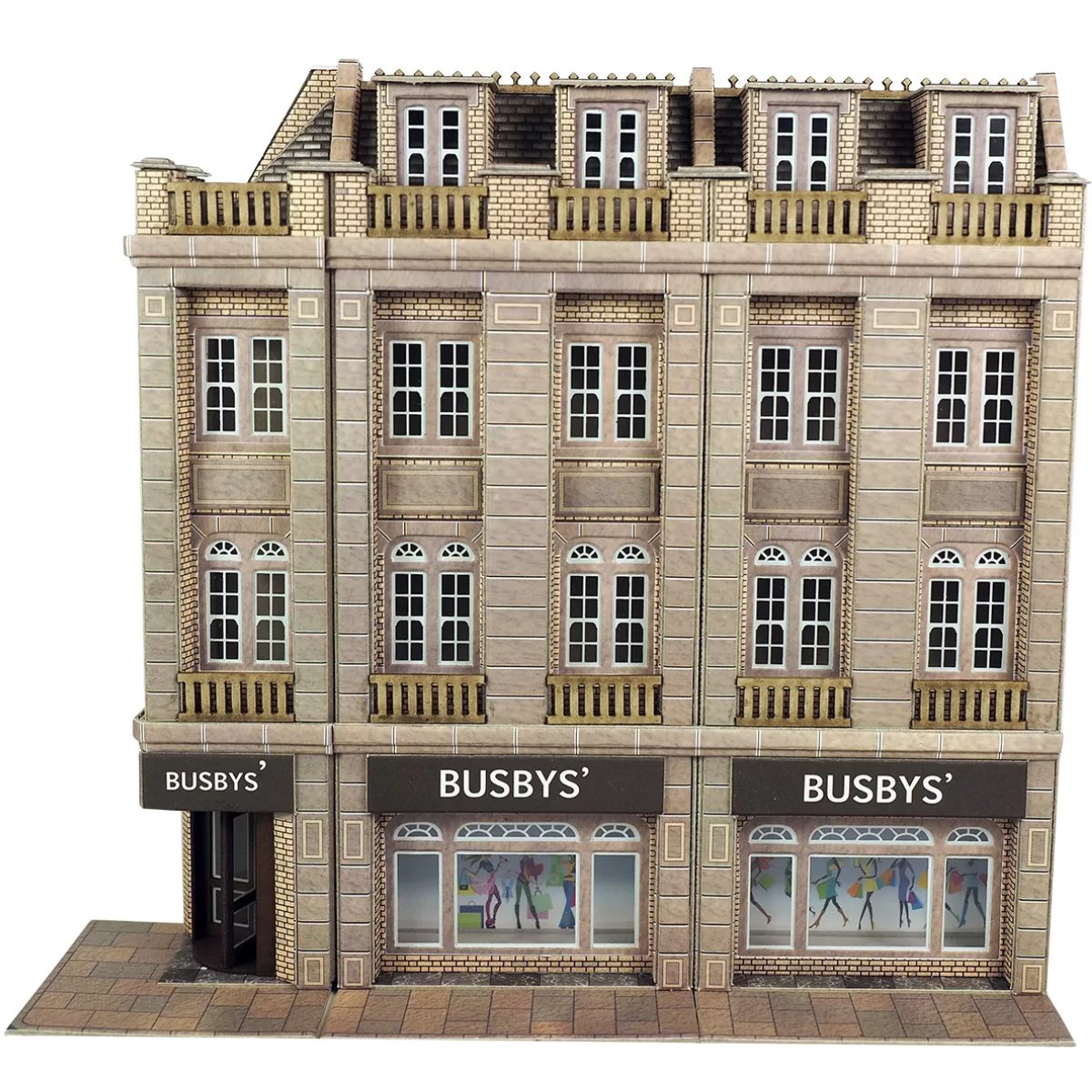 Metcalfe PO279 Low Relief Department Store Card Kit - 00/H0 Scale - Phillips Hobbies