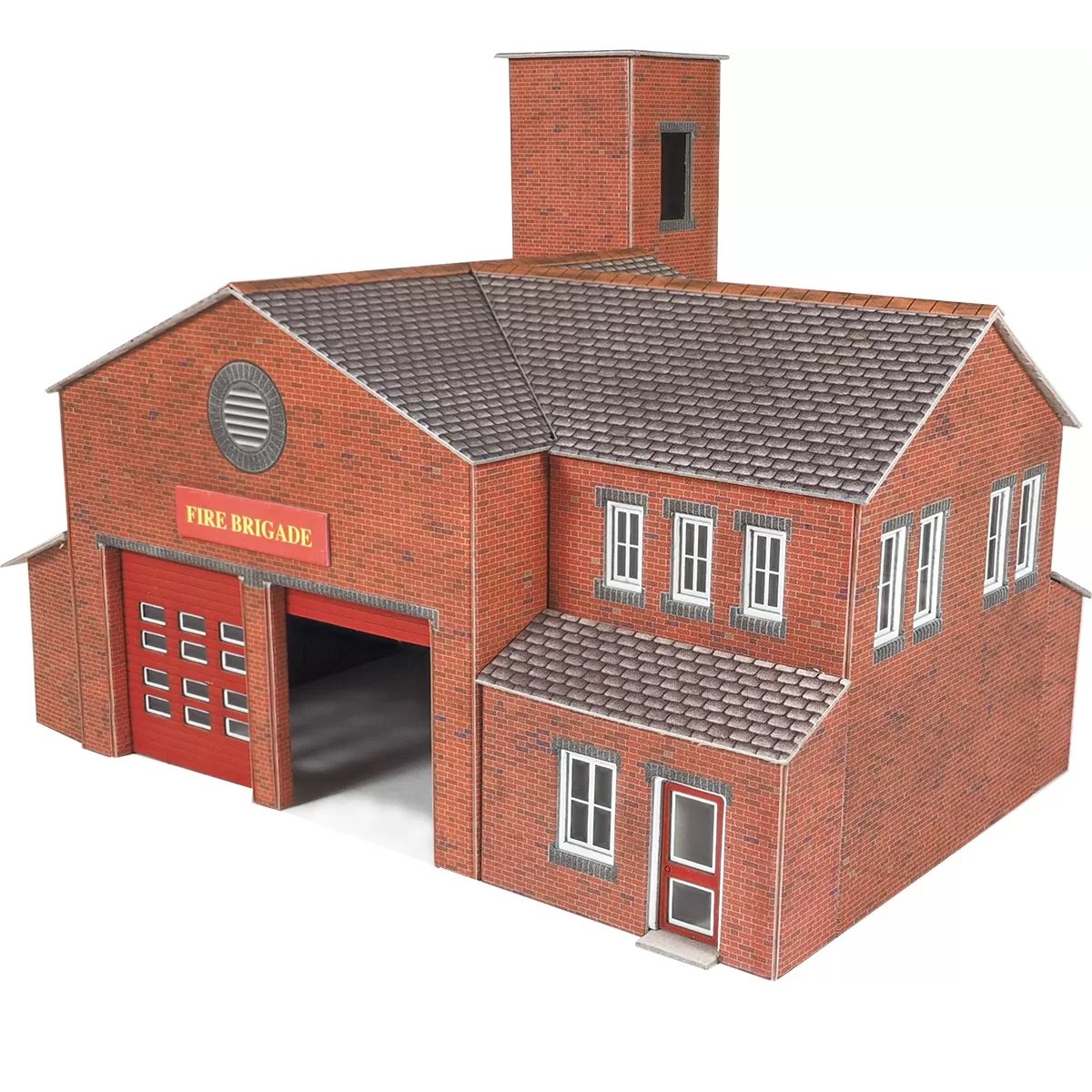 Metcalfe PO289 Fire Station Card Kit - 00/H0 Scale - Phillips Hobbies