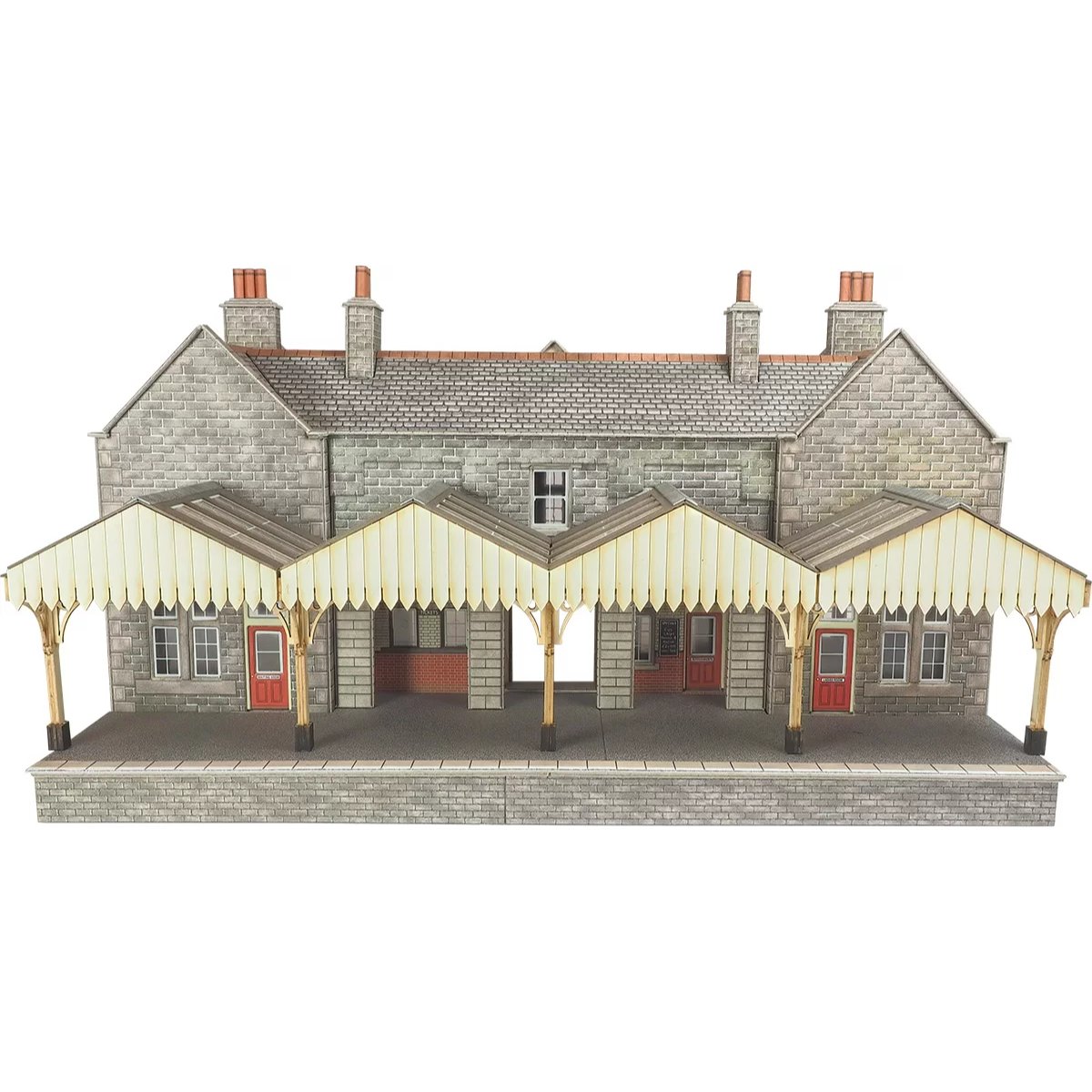 Metcalfe PO320 Mainline Station Booking Hall Card Kit - 00/H0 Gauge - Phillips Hobbies