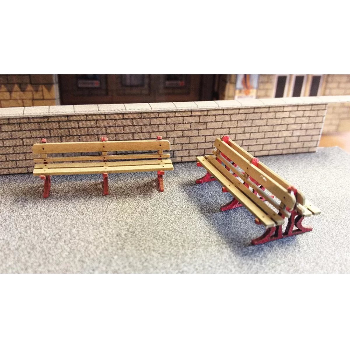 Metcalfe PO502 Platform Benches Card Kit - 00/H0 Scale - Phillips Hobbies