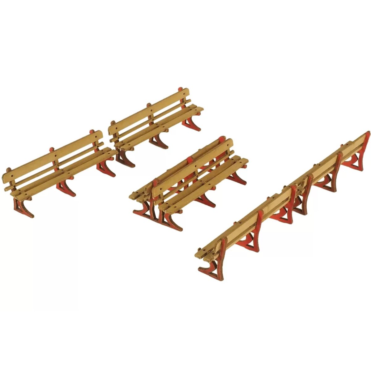 Metcalfe PO502 Platform Benches Card Kit - 00/H0 Scale - Phillips Hobbies