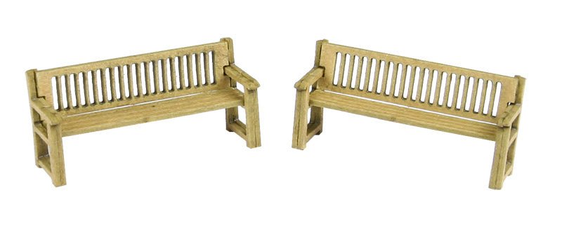 Metcalfe PO503 Park Benches Card Kit - 00/H0 Gauge - Phillips Hobbies