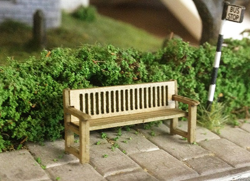 Metcalfe PO503 Park Benches Card Kit - 00/H0 Gauge - Phillips Hobbies