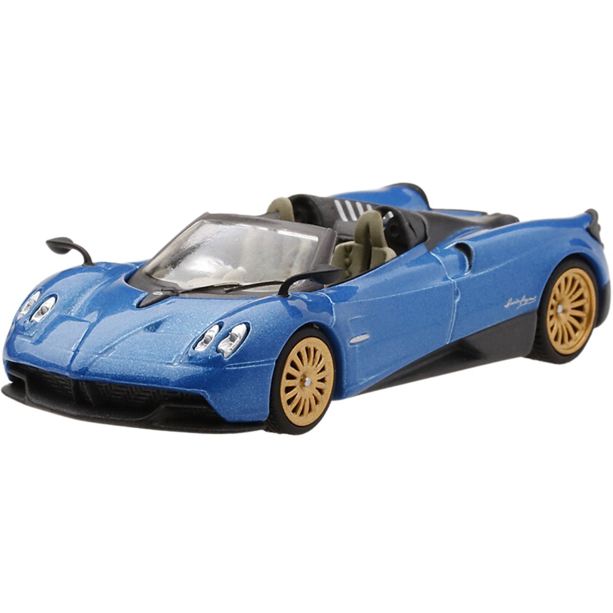 Mini GT Pagani Huayra Roadster Blue Francia RHD - 1:64 Scale - Phillips Hobbies