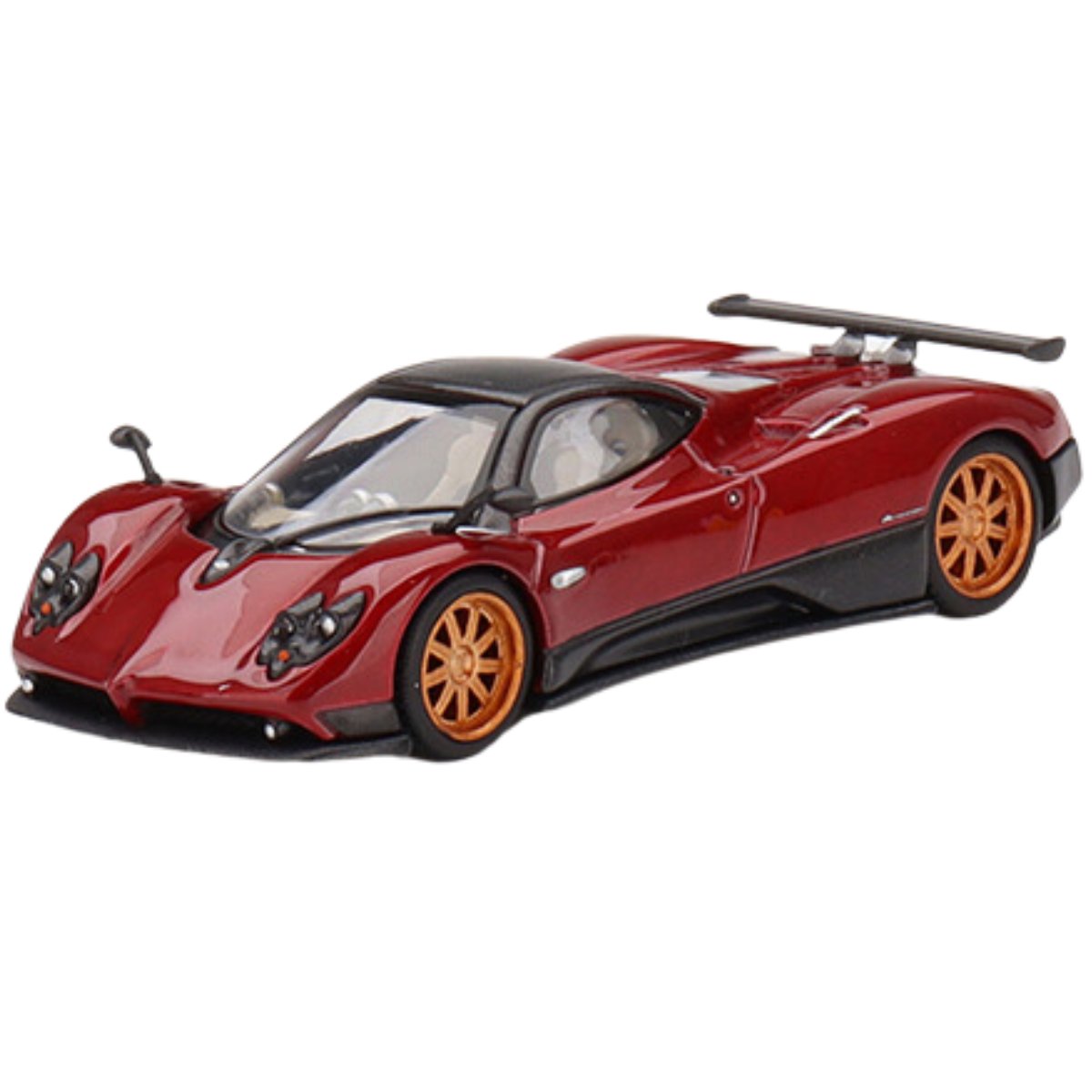 MiniGT Pagani Zonda F Rosso Dubai LHD - 1:64 Scale - Phillips Hobbies