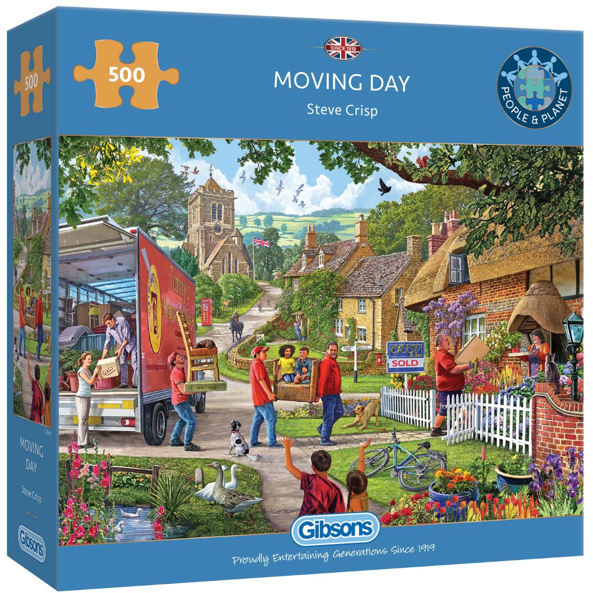 Moving Day - Gibsons 500 Piece Jigsaw Puzzle - Phillips Hobbies