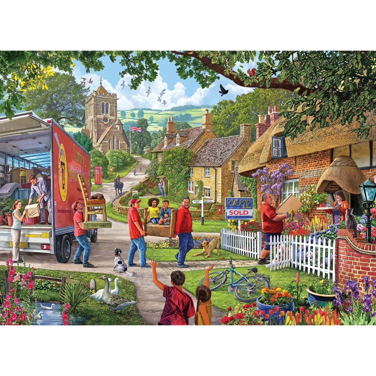 Moving Day - Gibsons 500 Piece Jigsaw Puzzle - Phillips Hobbies