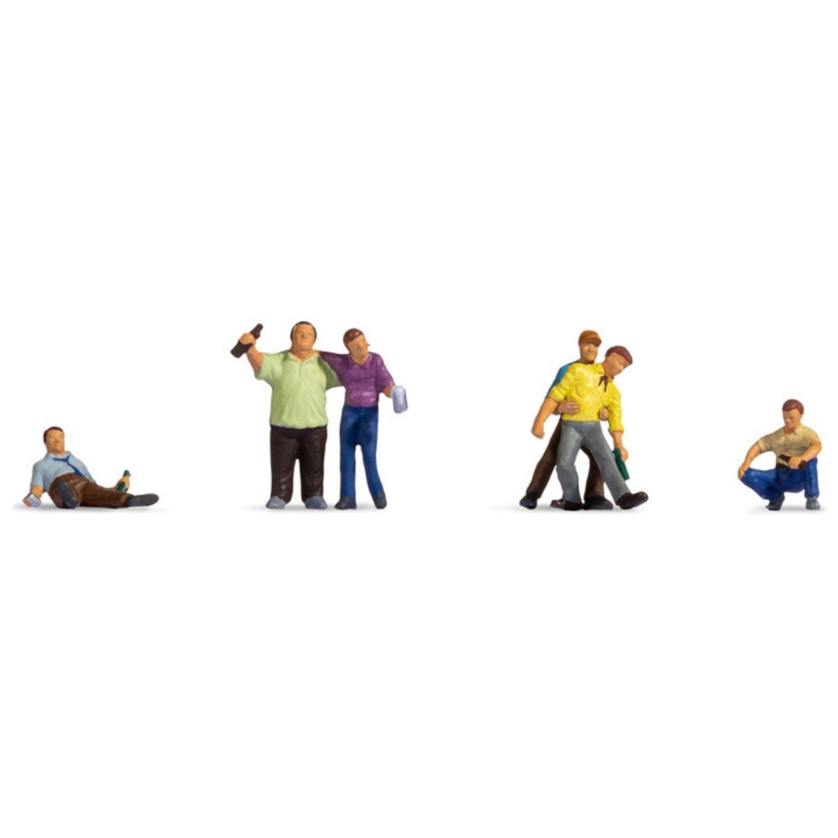 Noch Drunk People (6) Figure Set - OO/HO Gauge - Phillips Hobbies