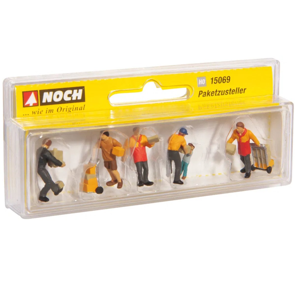 Noch Parcel Carriers Figure Set (6) - OO/HO Gauge - Phillips Hobbies