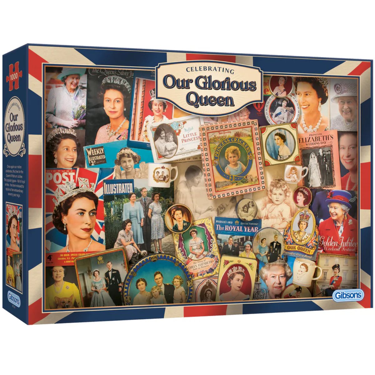 Our Glorious Queen - Gibsons 1000 Piece Jigsaw Puzzle - Phillips Hobbies