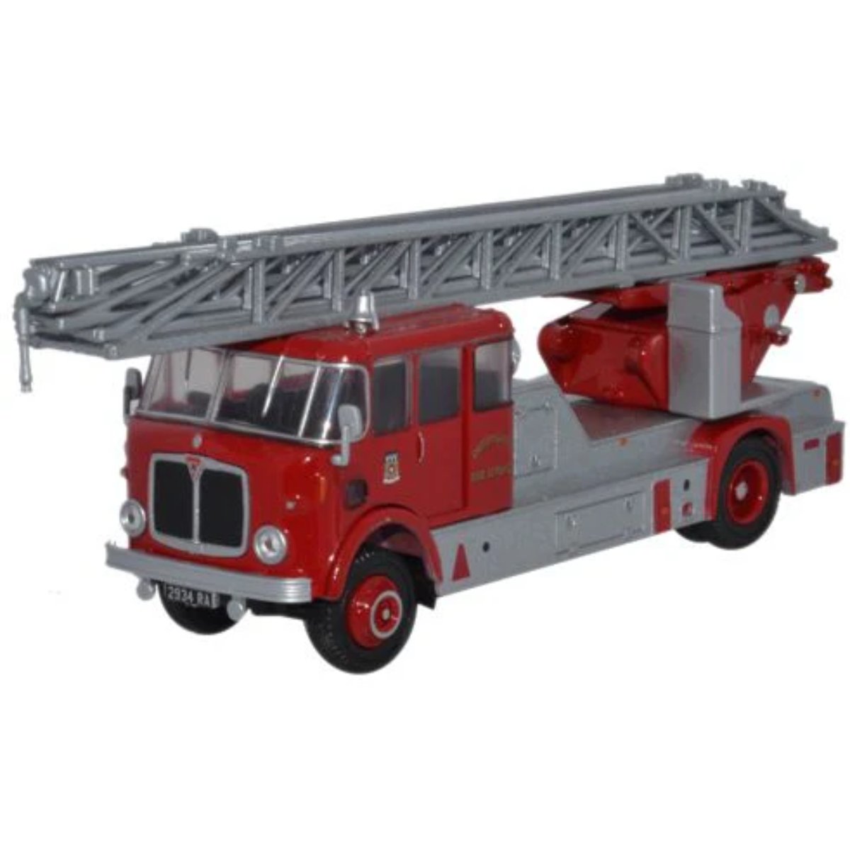 Oxford Diecast 76AM005 AEC Mercury TL Derbyshire Fire Service - 1:76 Scale - Phillips Hobbies