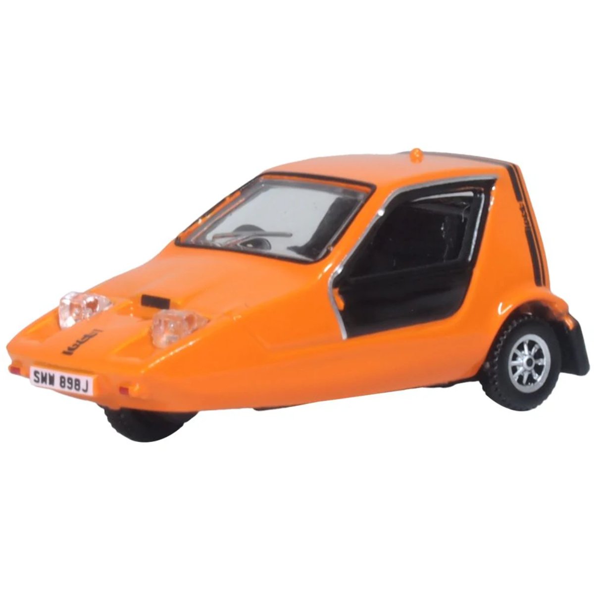 Oxford Diecast 76BUG001 Bond Bug Orange - 1:76 Scale - Phillips Hobbies