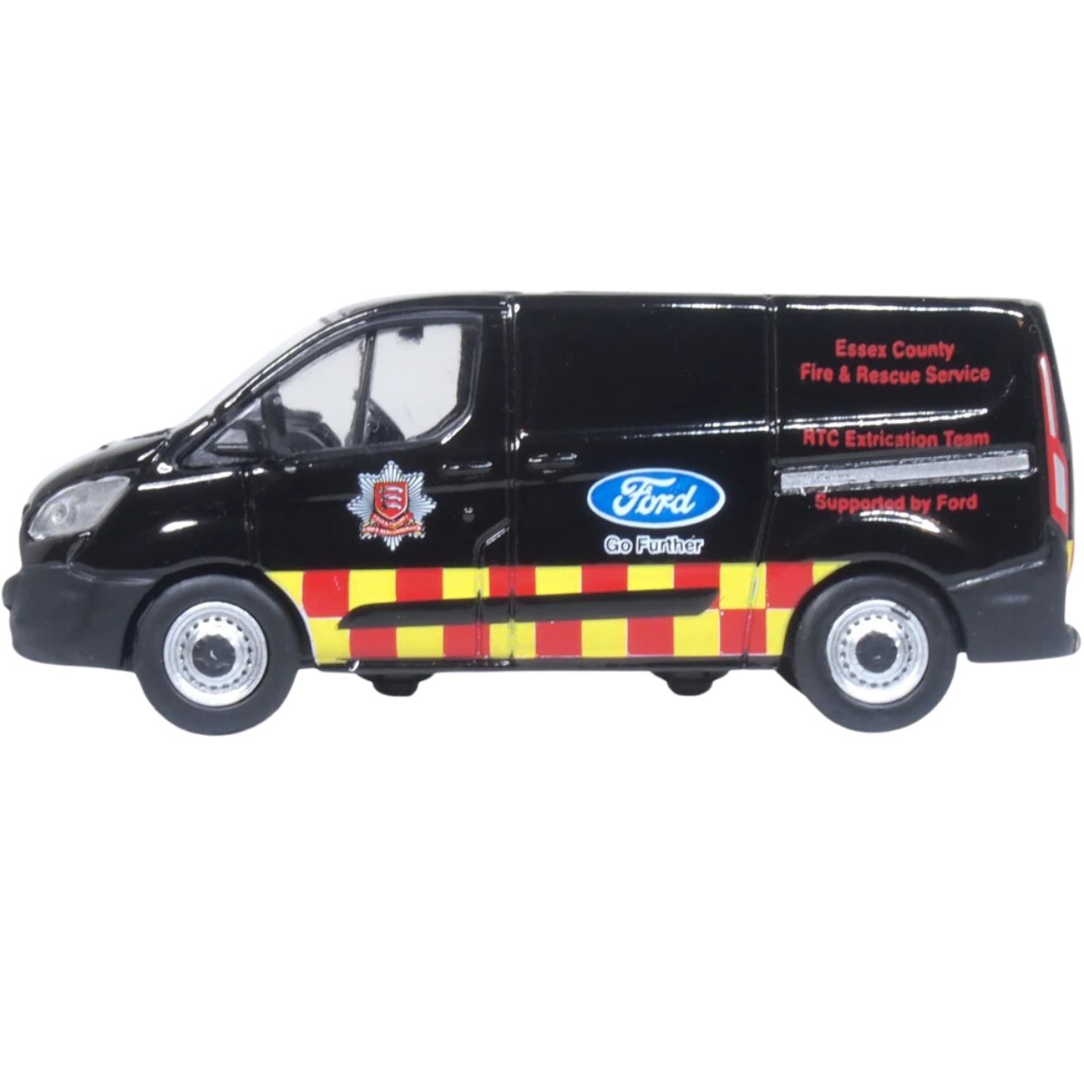 Oxford Diecast 76CUS009 Ford Transit Custom Essex Fire & Rescue Service - Phillips Hobbies