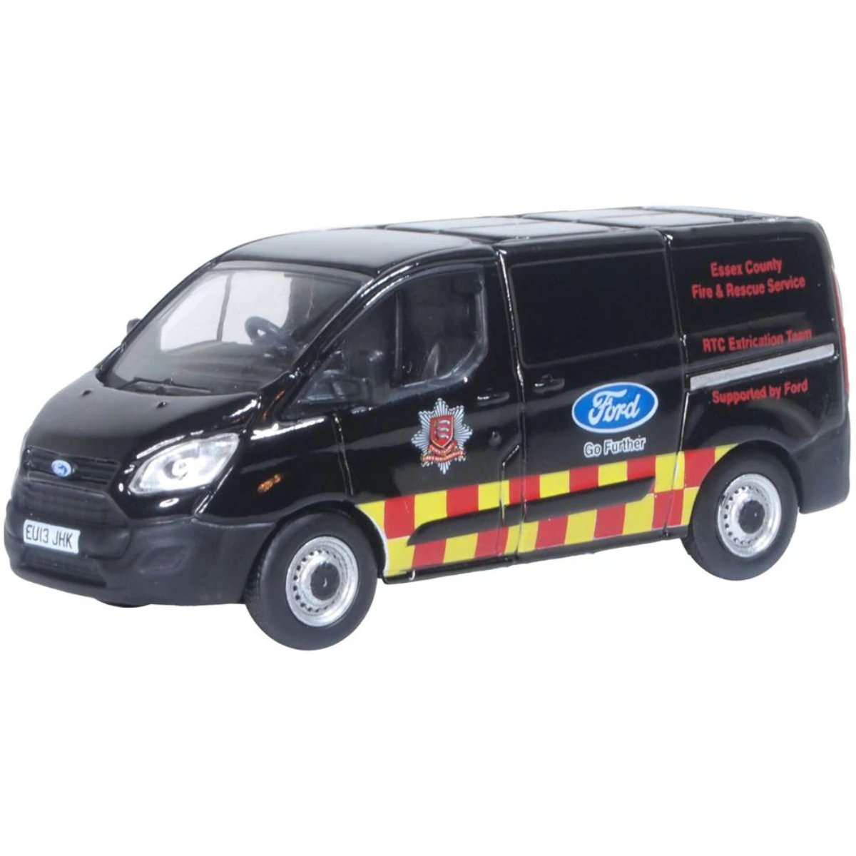 Oxford Diecast 76CUS009 Ford Transit Custom Essex Fire & Rescue Service - Phillips Hobbies