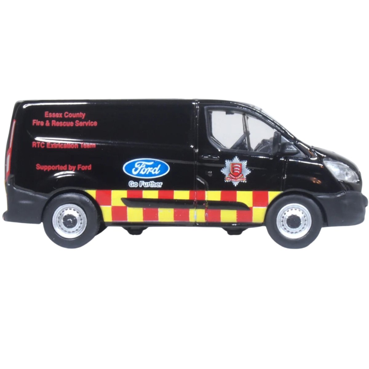 Oxford Diecast 76CUS009 Ford Transit Custom Essex Fire & Rescue Service - Phillips Hobbies