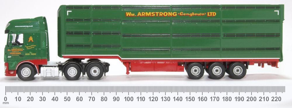 Oxford Diecast 76DXF003 DAF XF Houghton Parkhouse William Armstrong Livestock - 1:76 Scale Model