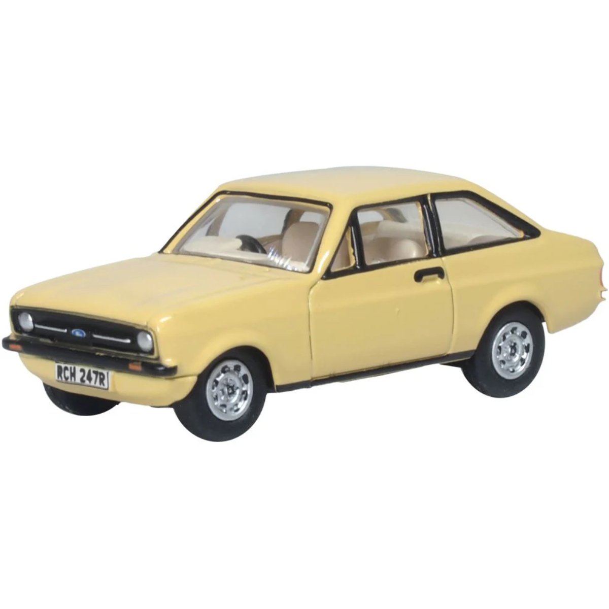 Oxford Diecast 76ESC005 Ford Escort Mk2 Sahara Beige - 1:76 Scale - Phillips Hobbies