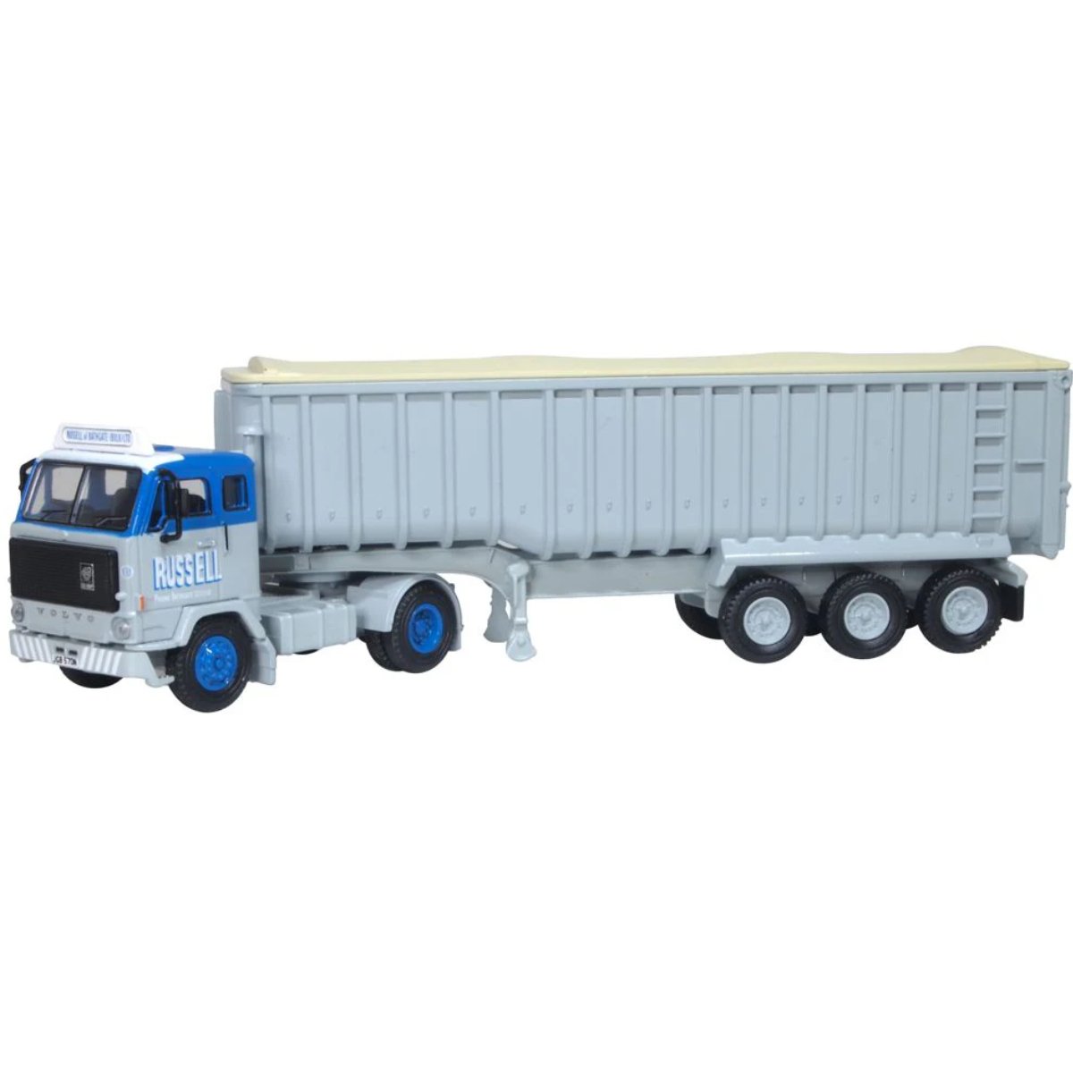 Oxford Diecast 76F88001 Volvo F88 Tipper Russell of Bathgate - 1:76 Scale - Phillips Hobbies