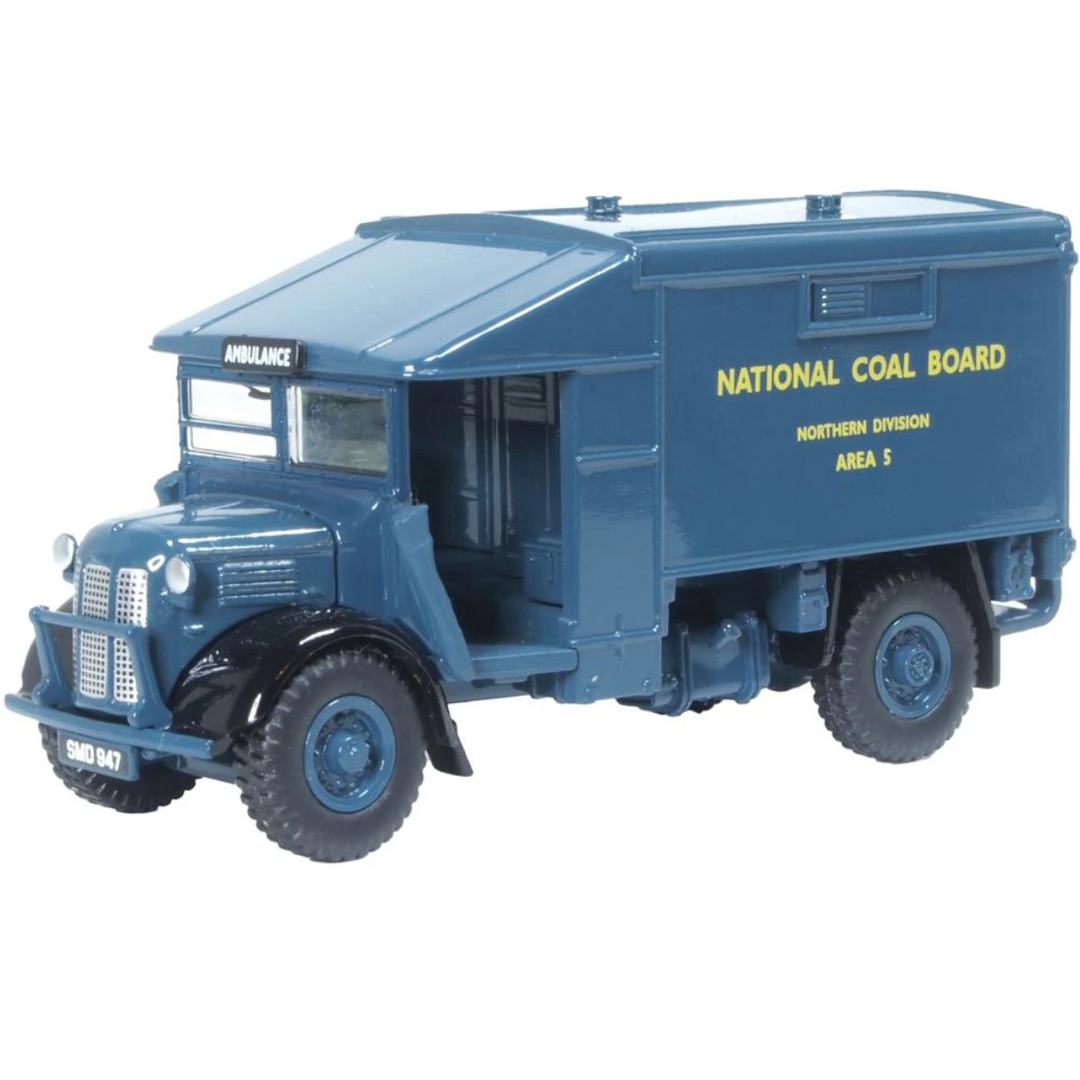 Oxford Diecast 76K2003 National Coal Board Austin K2 Ambulance - Phillips Hobbies