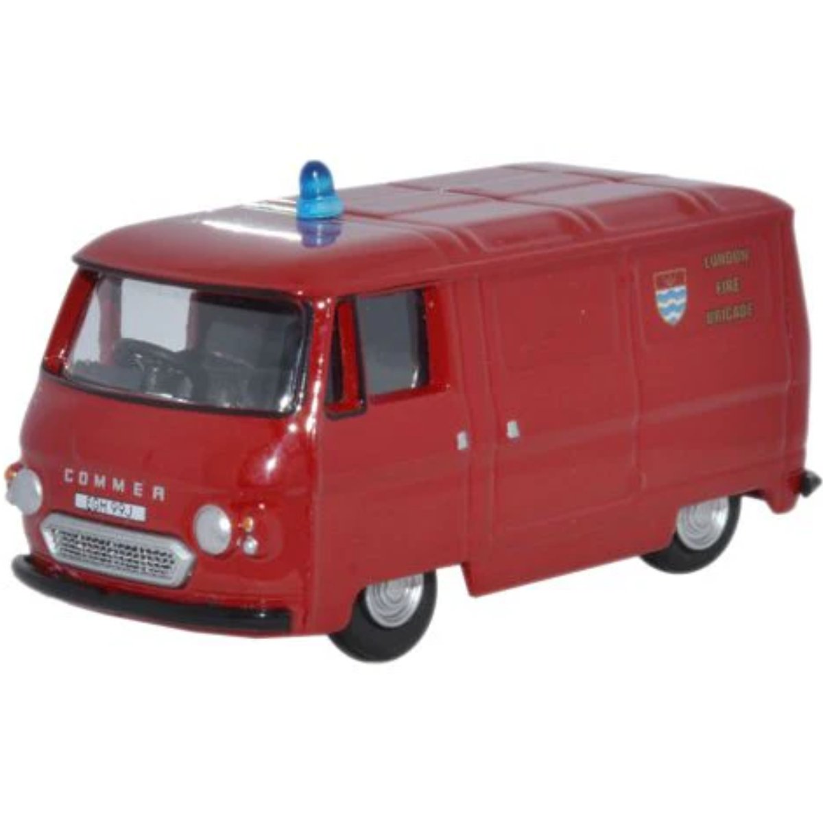 Oxford Diecast 76PB005 Commer PB Van London Fire - 1:76 Scale Model - Phillips Hobbies