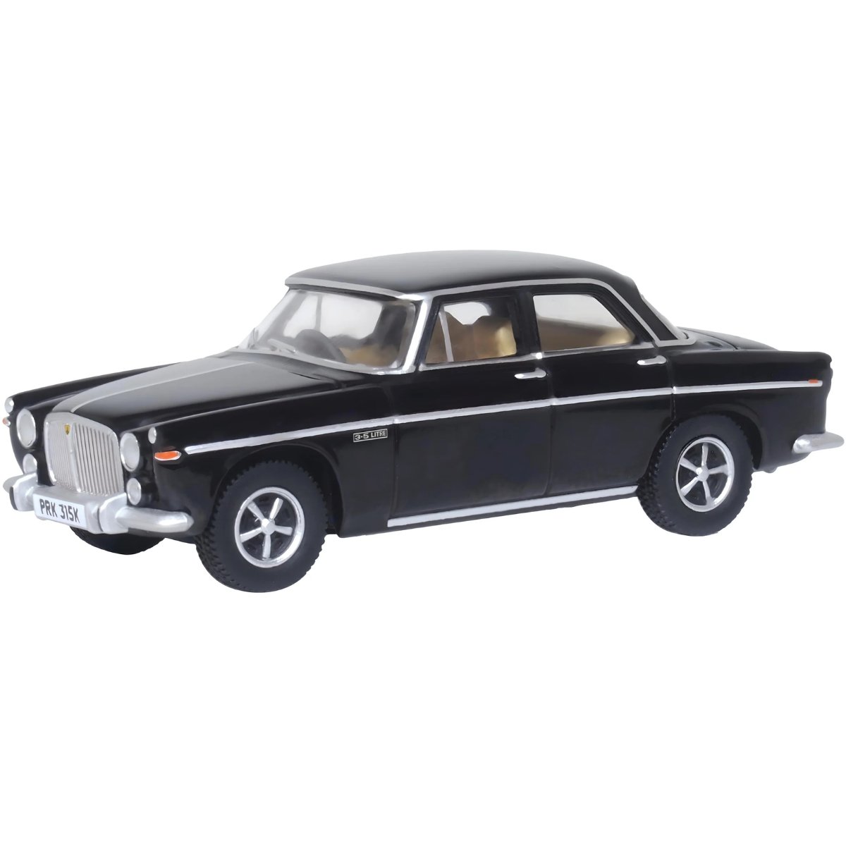 Oxford Diecast 76RP5002 Rover P5B Black (Wilson/Thatcher) - Phillips Hobbies