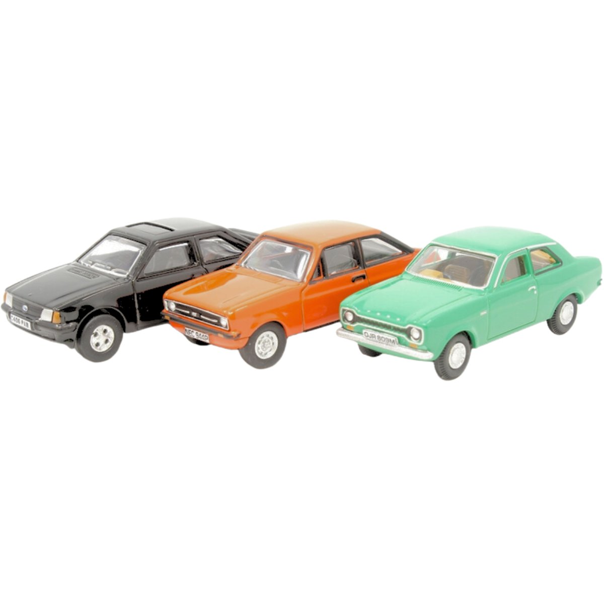 Oxford Diecast 76SET70 3 Piece Ford Escort Set MK1/MK2/XR3i - Phillips Hobbies