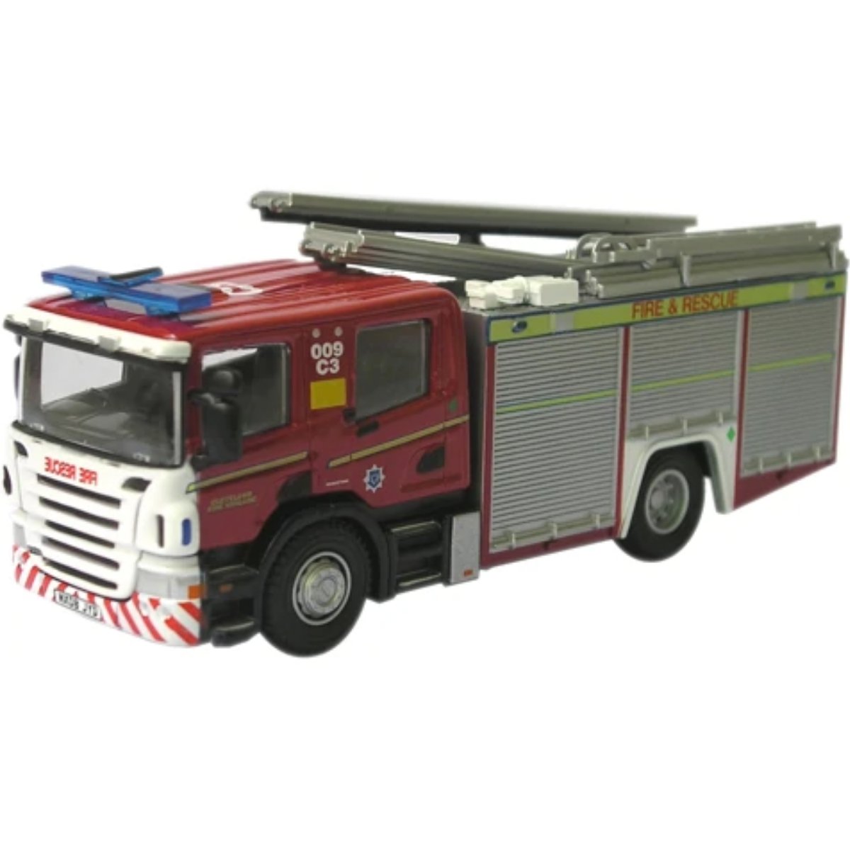 Oxford Diecast 76SFE001 Scania CP28 Cleveland Fire & Rescue - Phillips Hobbies