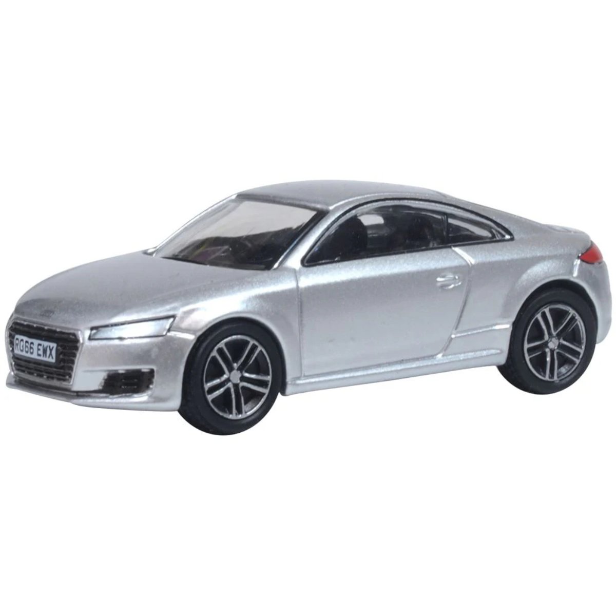 Oxford Diecast 76TT003 Floret Silver Audi TT Coupe - 1:76 Scale - Phillips Hobbies