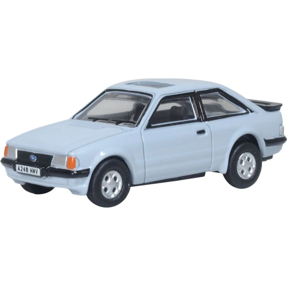 Oxford Diecast 76XR008 Ford Escort XR3i Nimbus Grey 1 76 Scale Model Phillips Hobbies