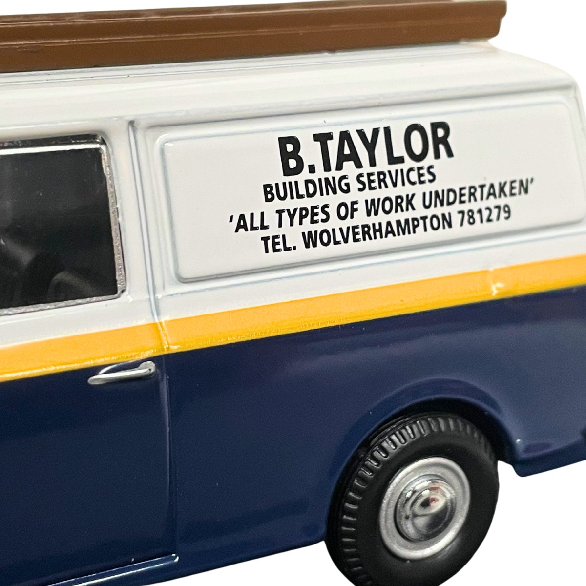 Oxford Diecast HA021 B Taylor Builders Auf Wiedersehen Bedford HA Van - 1:43 Scale - Phillips Hobbies