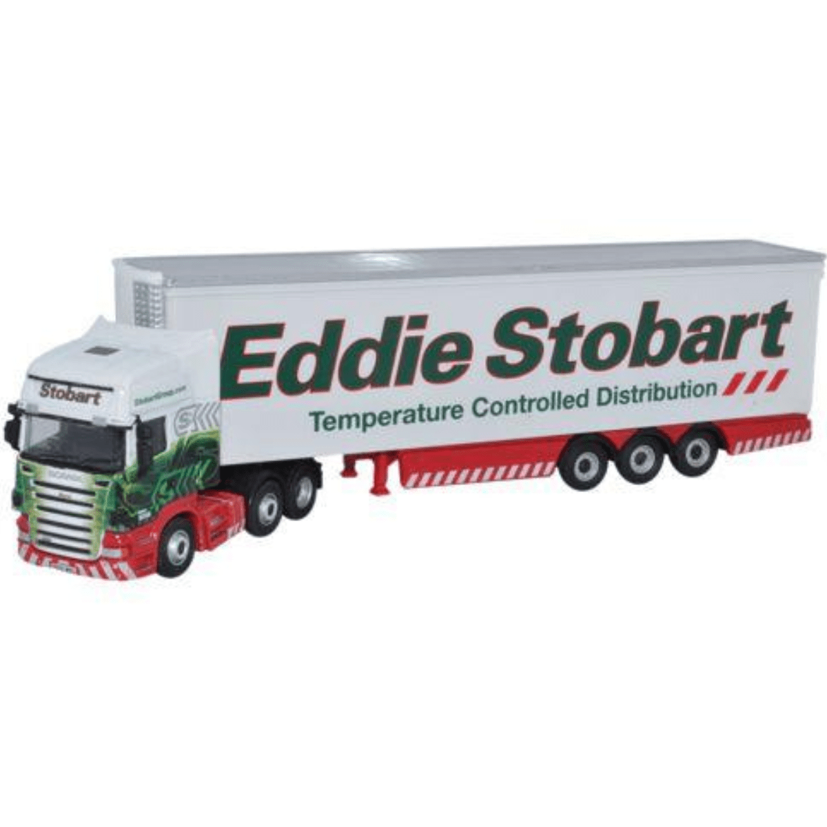 Oxford Diecast STOB034 Eddie Stobart Scania R420 Topline Fridge - 1:76 Scale Model - Phillips Hobbies