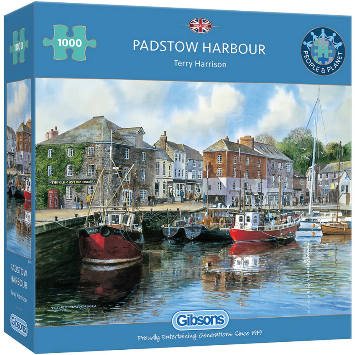 Padstow Harbour - Gibsons 1000 Piece Jigsaw Puzzle - Phillips Hobbies