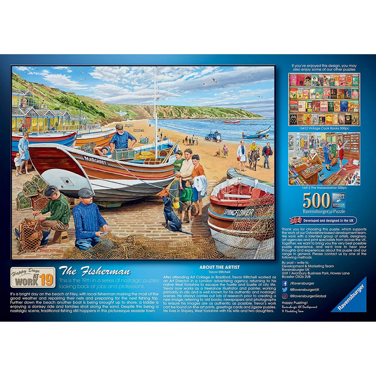 Ravensburger Happy Days at Work, The Fisherman 500 Piece Jigsaw Puzzle - Phillips Hobbies