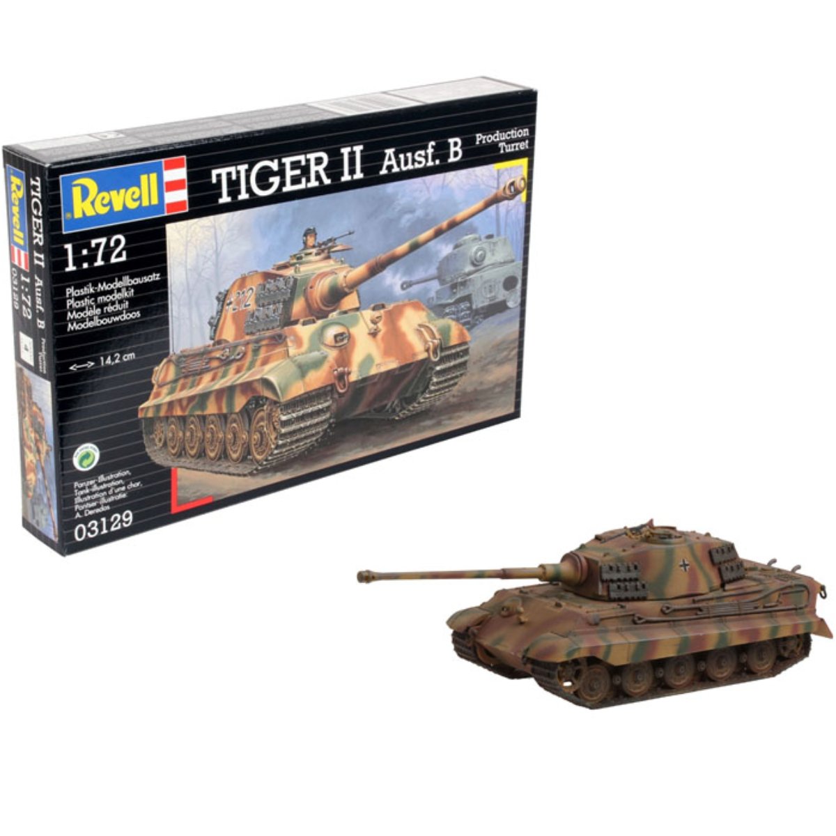 Revell 03129 Tiger II Ausf. B - 1:72 Scale - Phillips Hobbies