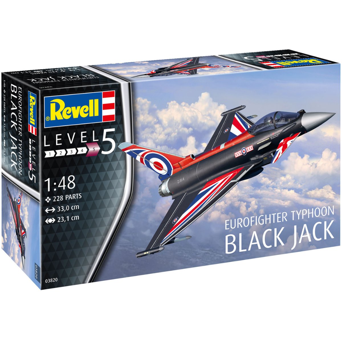 Revell 03820 Eurofighter Typhoon "Black Jack“ - 1:48 Scale - Phillips Hobbies