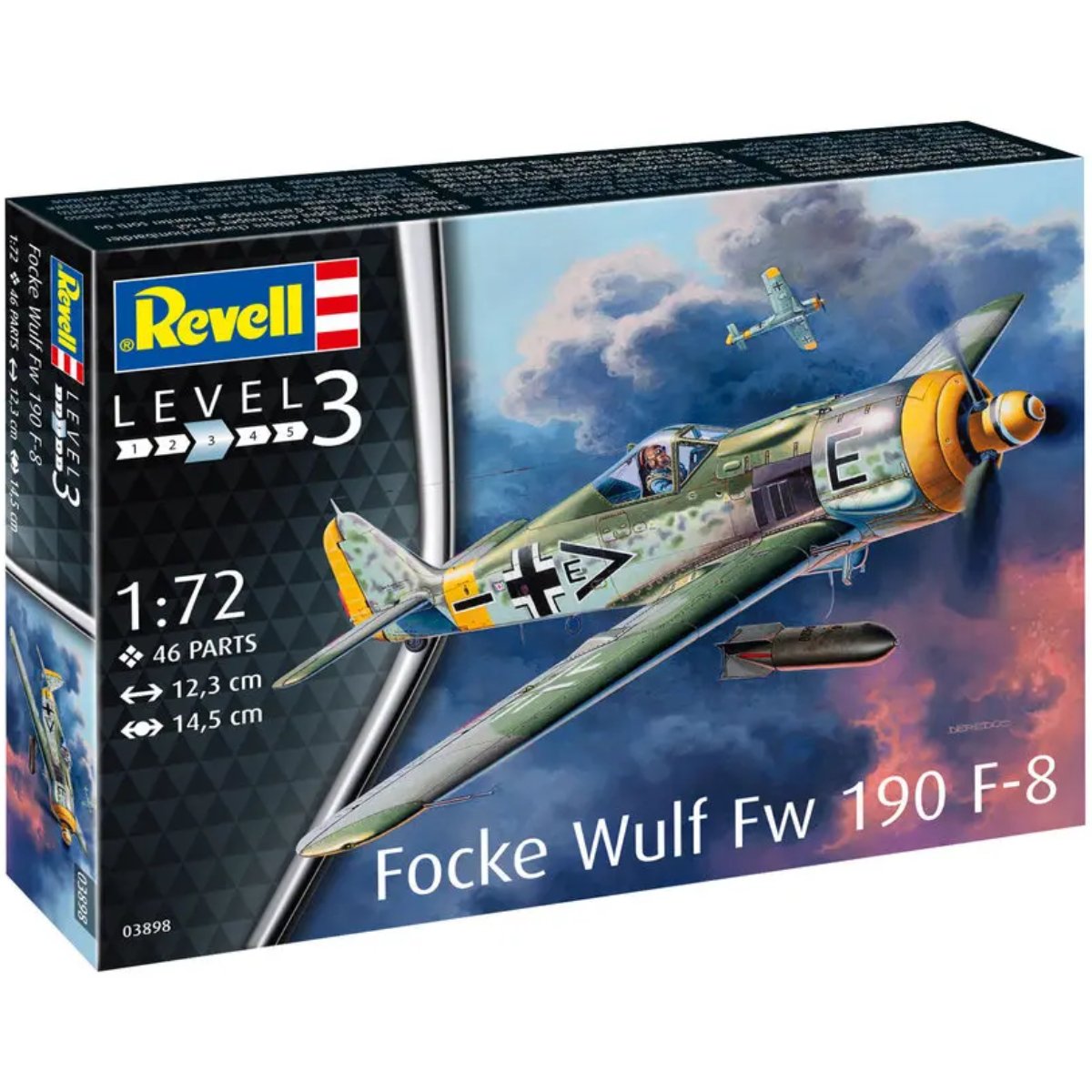 Revell 03898 Focke Wulf Fw190 F - 8 - 1:72 Scale - Phillips Hobbies