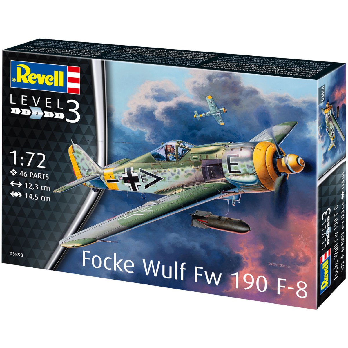 Revell 03898 Focke Wulf Fw190 F - 8 - 1:72 Scale - Phillips Hobbies