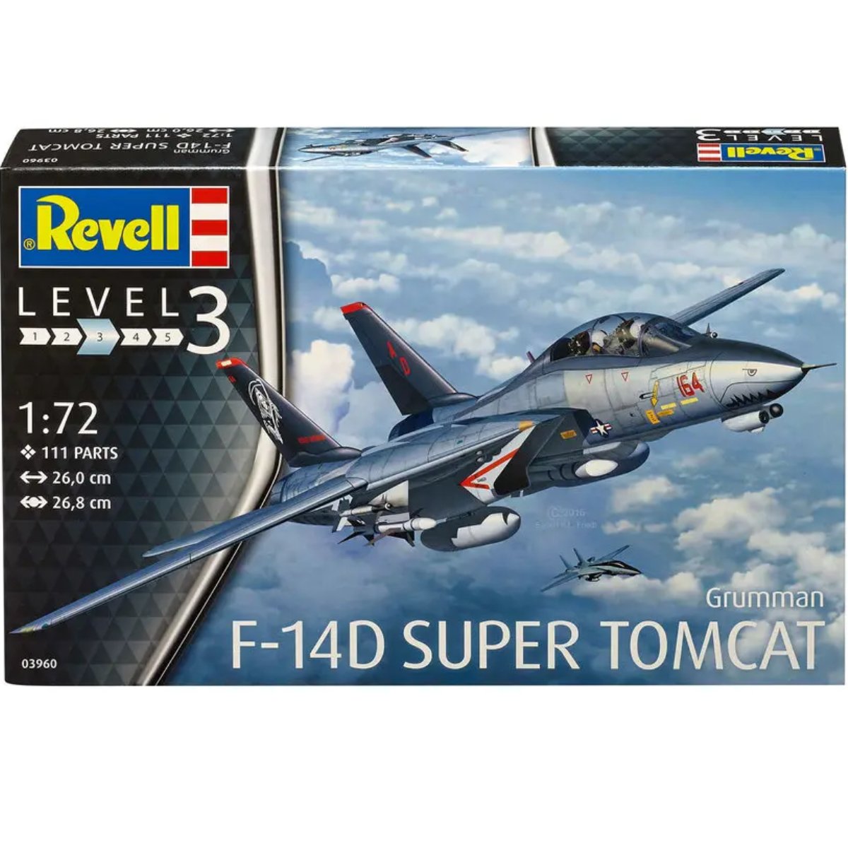 Revell 03960 Grumman F - 14D Super Tomcat - 1:72 Scale - Phillips Hobbies