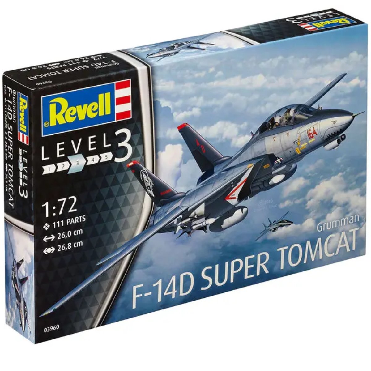 Revell 03960 Grumman F - 14D Super Tomcat - 1:72 Scale - Phillips Hobbies