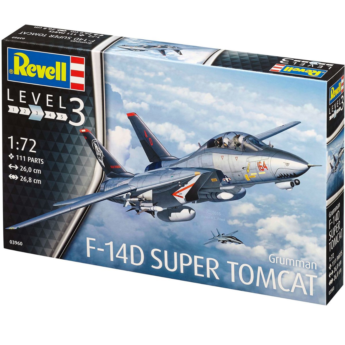 Revell 03960 Grumman F - 14D Super Tomcat - 1:72 Scale - Phillips Hobbies