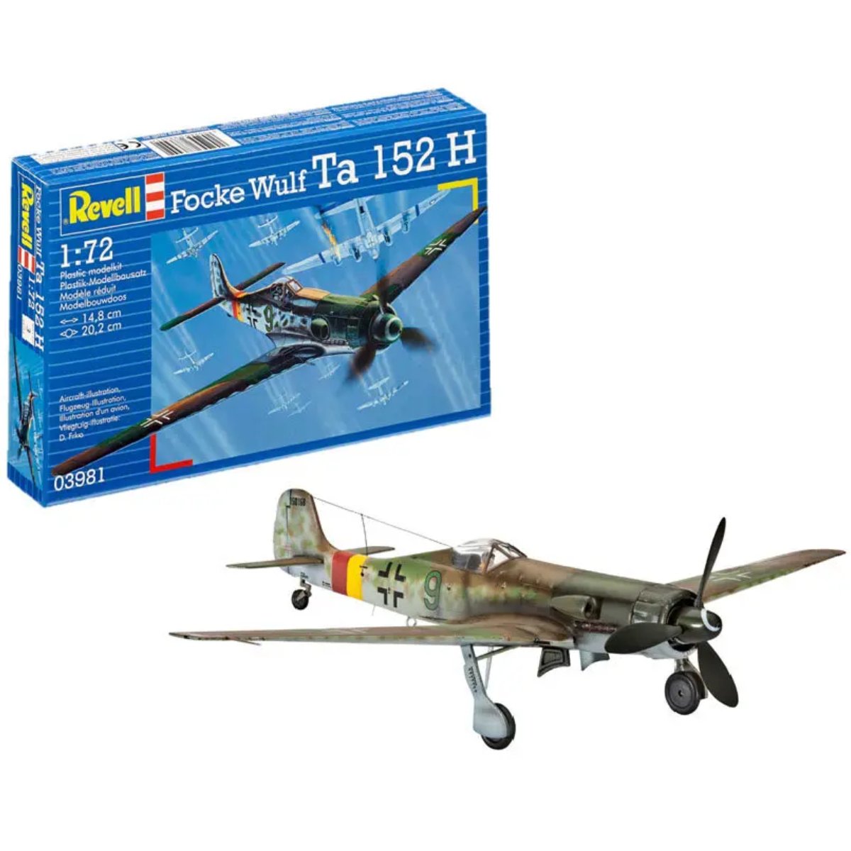 Revell 03981 Focke Wulf Ta 152 H - 1:72 Scale - Phillips Hobbies