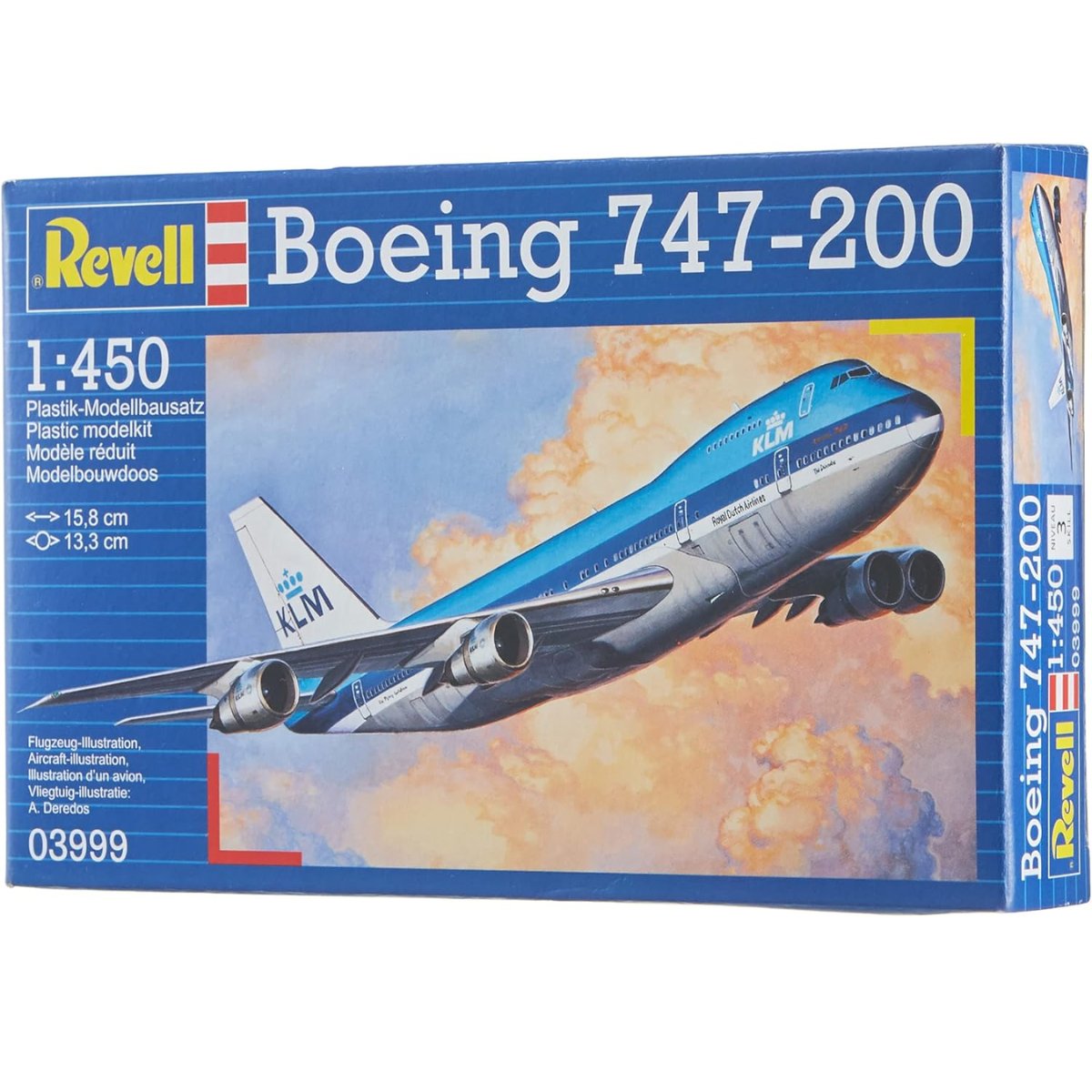 Revell 03999 Boeing 747 - 200 - 1:450 Scale - Phillips Hobbies