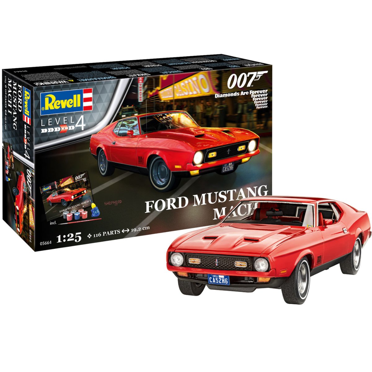 Revell 05664 James Bond "Ford Mustang Mach I" - 1:25 Scale - Phillips Hobbies