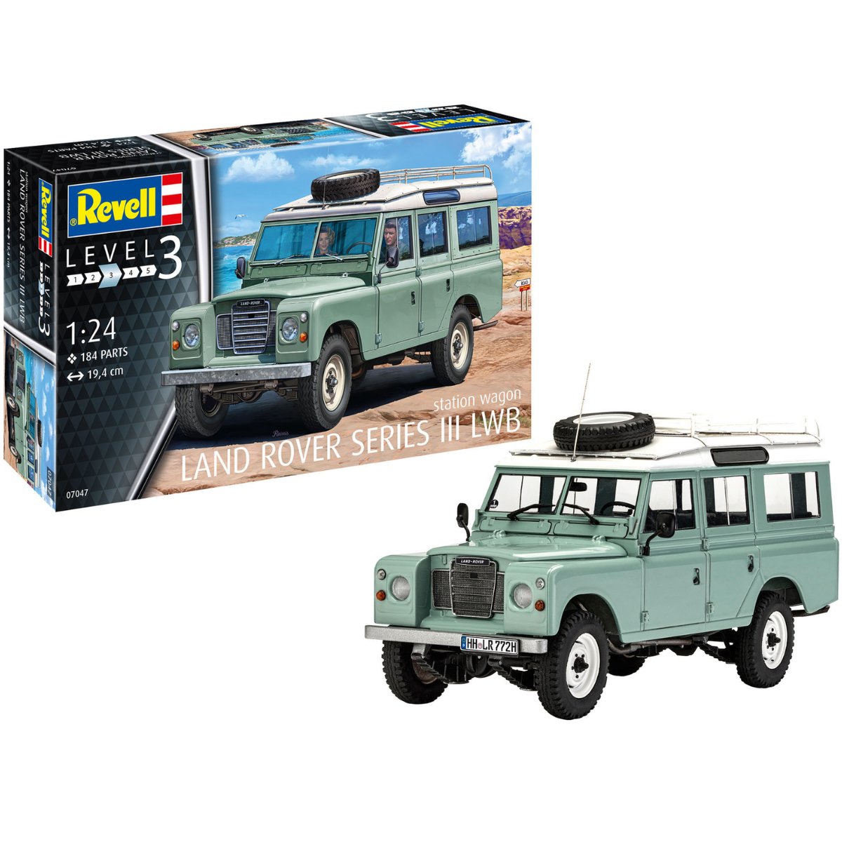 Revell 07047 Land Rover Series III LWB Station Wagon - 1:24 Scale - Phillips Hobbies