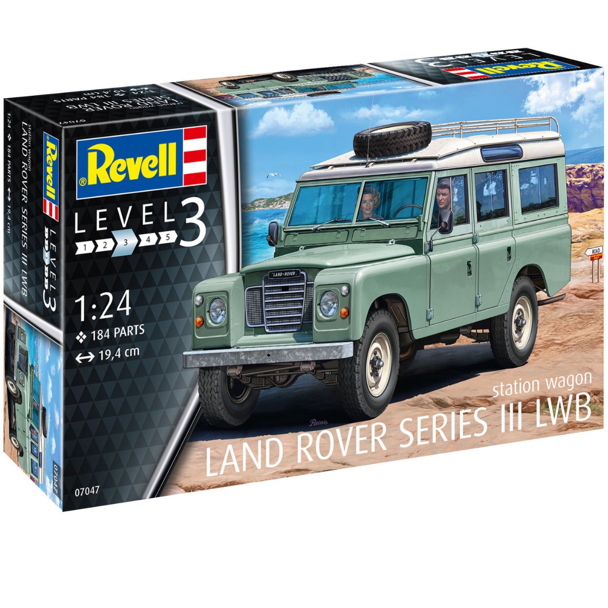 Revell 07047 Land Rover Series III LWB Station Wagon - 1:24 Scale - Phillips Hobbies