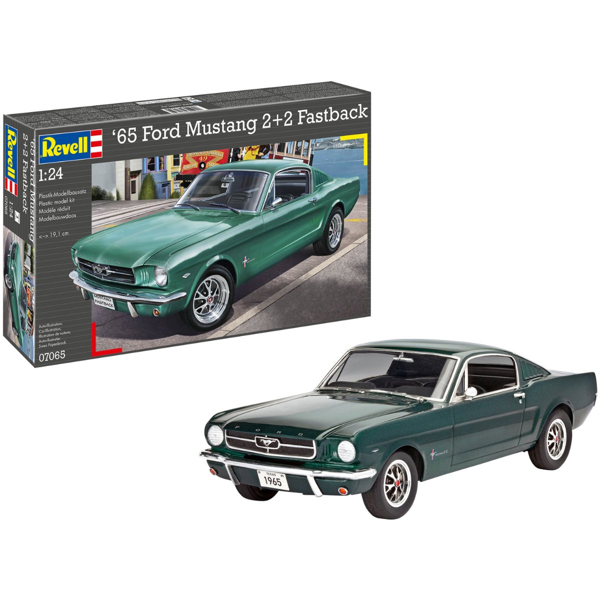 Revell 07065 1965 Ford Mustang 2+2 Fastback - 1:24 Scale - Phillips Hobbies