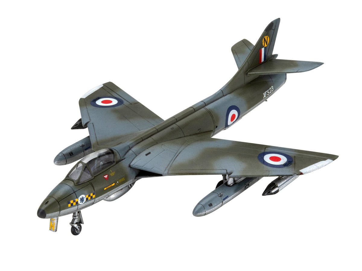 Revell 63833 British Hawker Hunter FGA.9 Model Set Plastic Kit - 1:144 Scale - Phillips Hobbies