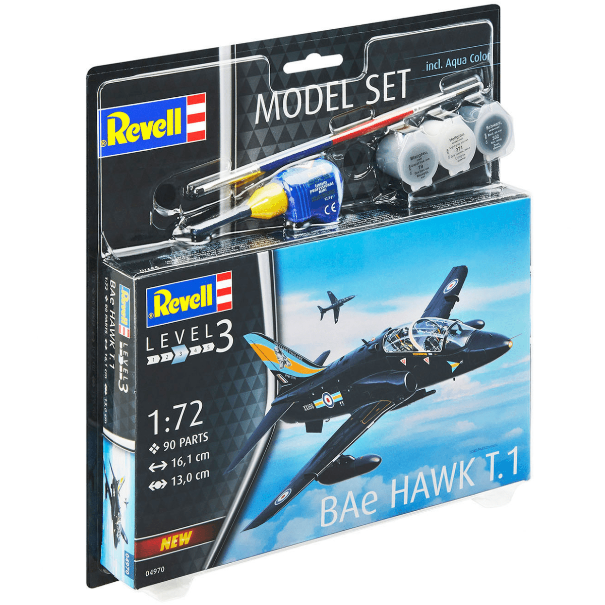 Revell 64970 British BAe Hawk T.1 Model Set Plastic Kit - 1:72 Scale - Phillips Hobbies