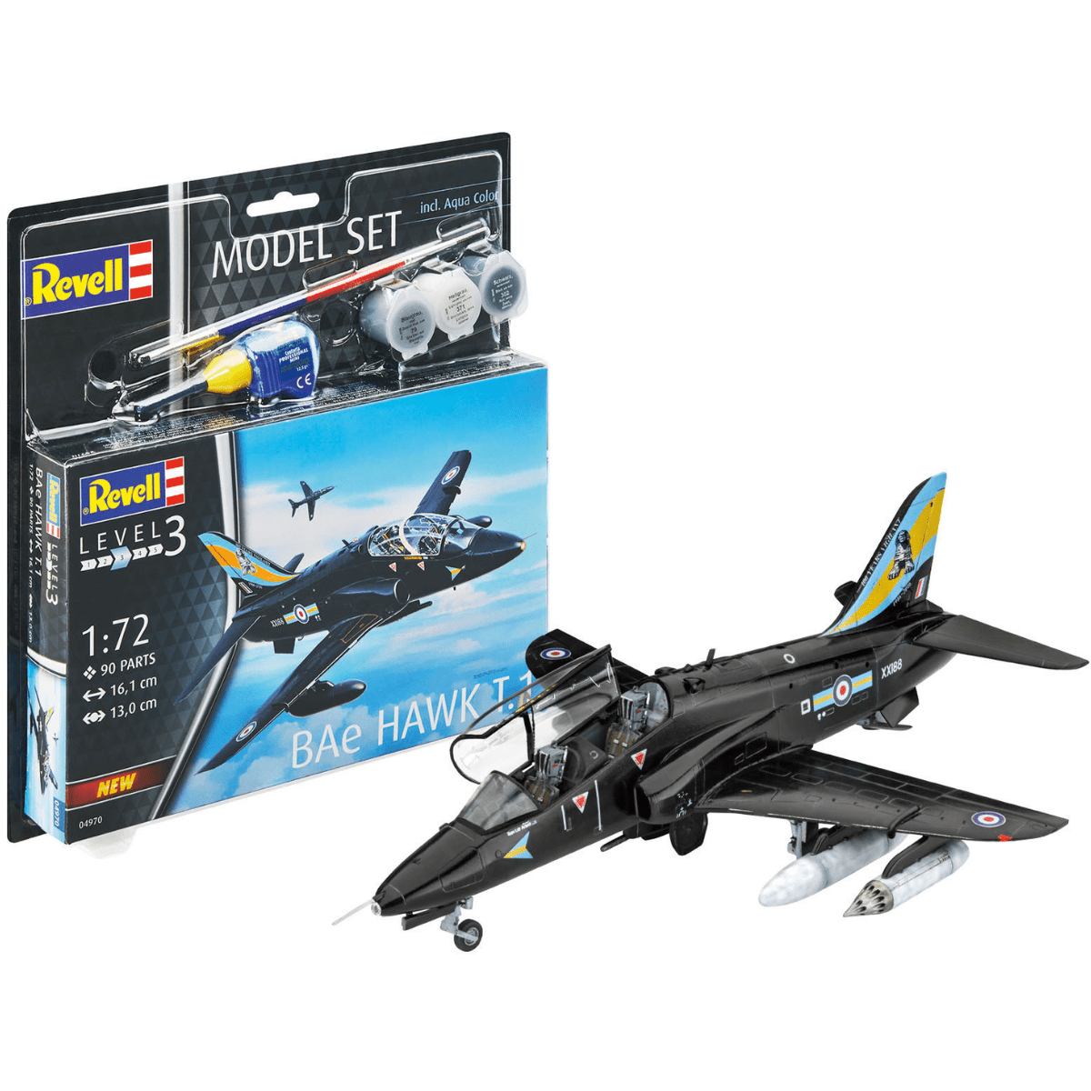 Revell 64970 British BAe Hawk T.1 Model Set Plastic Kit - 1:72 Scale - Phillips Hobbies